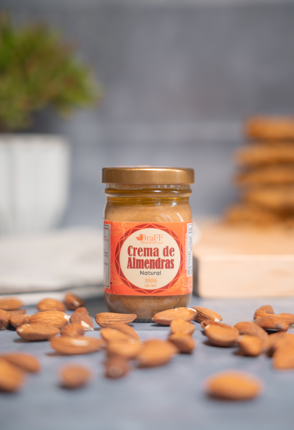 Crema de almendras 100% Natural 100g