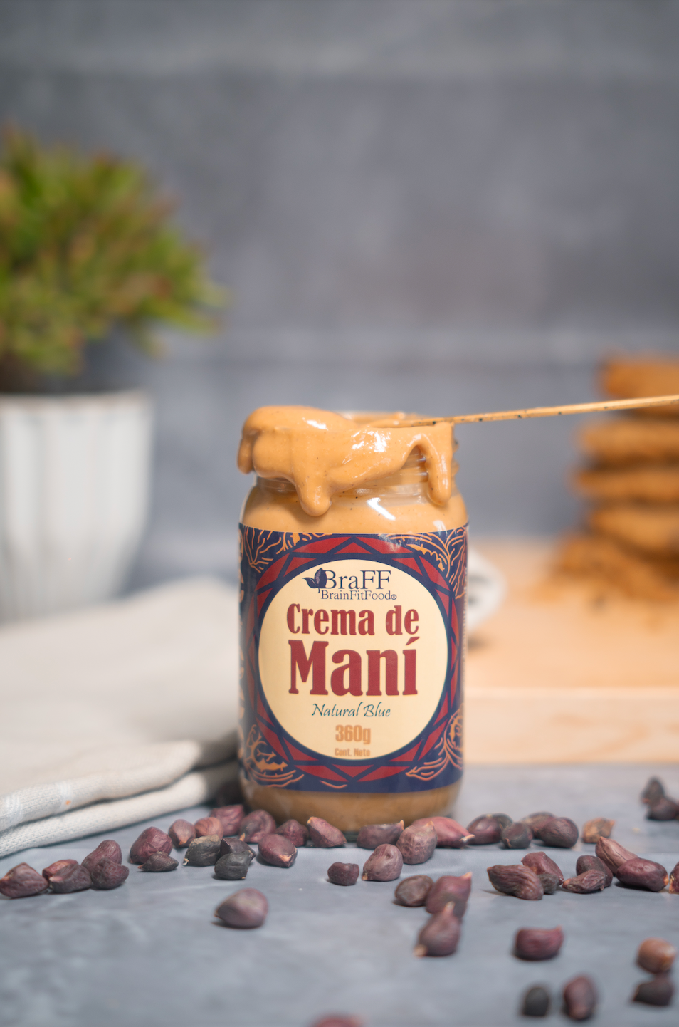 Crema de Maní Natural - Natural Blue 360g