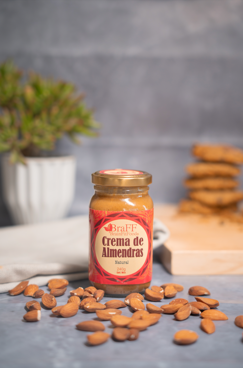 Crema de almendras Natural 240g