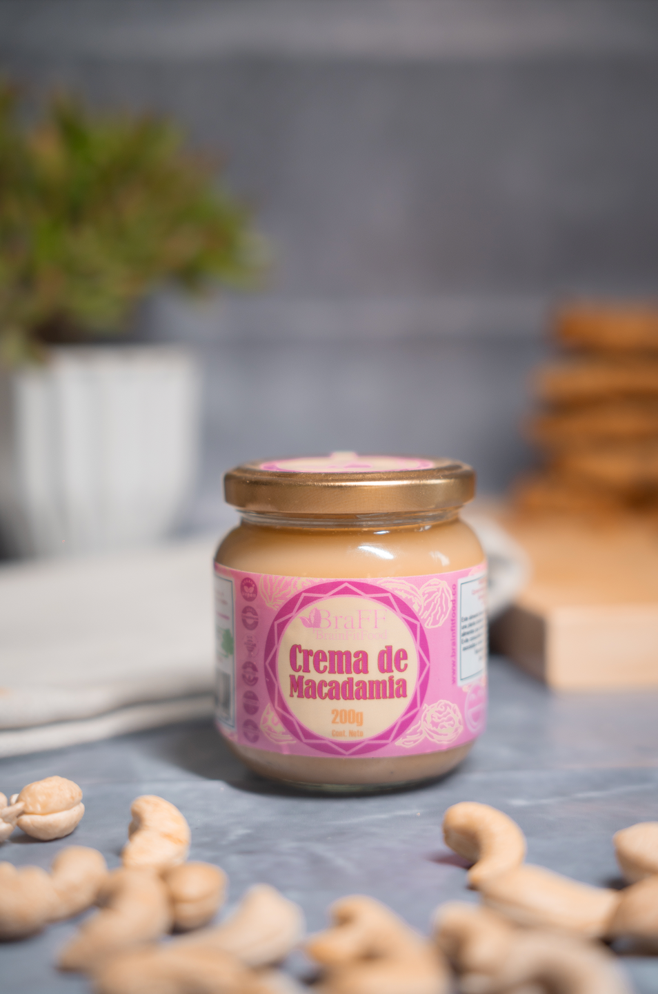 Crema de macadamia Natural 200g