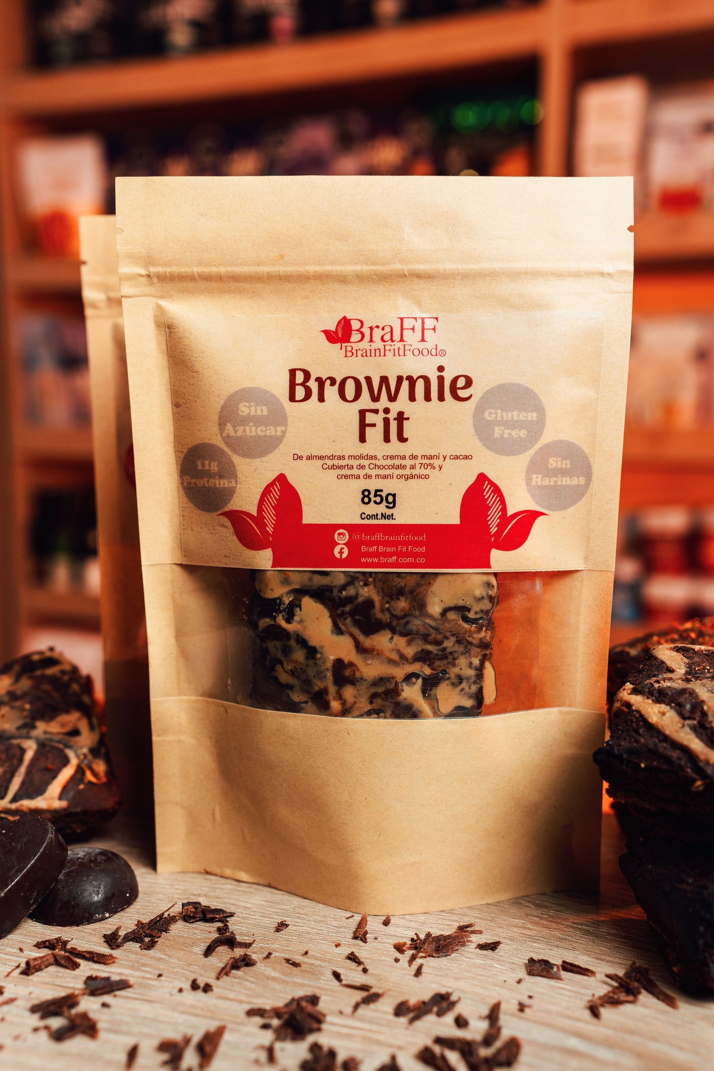 Brownie Fit - Choco Maní