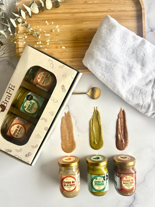 Caja Cremas de Nueces X 3 Unidades 100g